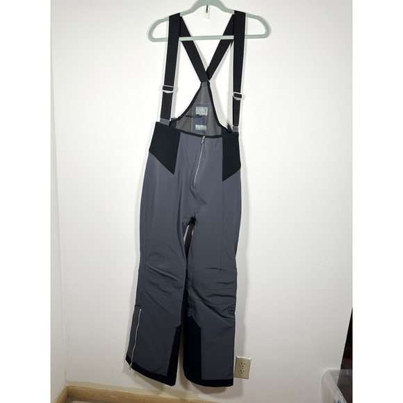 NWT Aether Descent Snow Bib 2.0 Size Large WB2217 Graphite  $550 MSRP - Picture 6 of 11